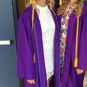 Lace halter neck dress